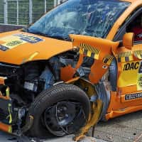 Renault Twingo nach dem ADAC-Crashtest